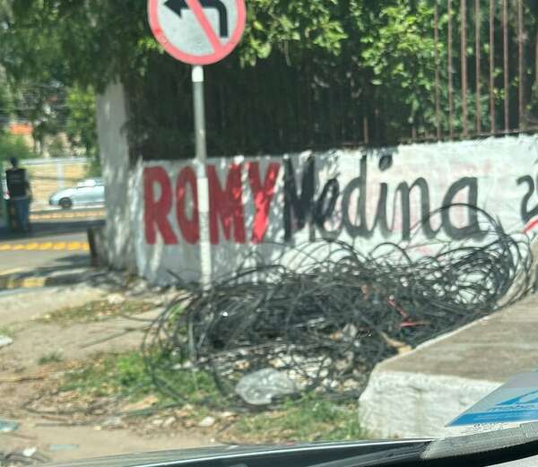 Cables sueltos bloquean veredas sobre avenida Artigas, denuncian vecinos - Nacionales - ABC Color