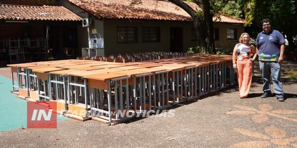 GOBIERNO DE ITAPÚA ANTICIPA ENTREGA DE MOBILIARIOS ESCOLARES