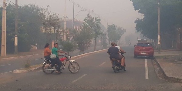 Incendio en Río Verde genera intensa humareda en Asunción y alrededores - ADN Digital