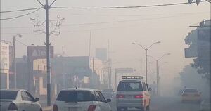 La Nación / Registran incendio de magnitud en el Chaco