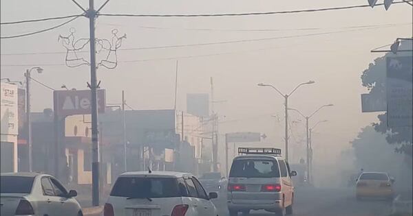 La Nación / Registran incendio de magnitud en el Chaco