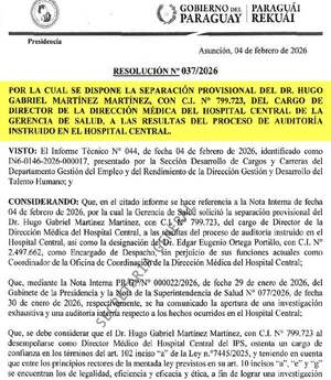 IPS: Destituyen a directores por muerte de asegurado