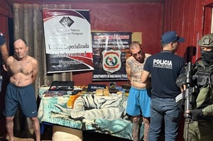 Operativo en Capitán Bado: caen dos brasileños con drogas, vehículos y un arma - ADN Digital