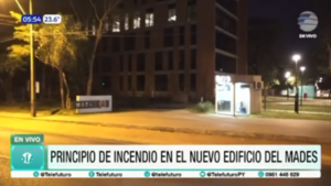Controlan principio de incendio en el nuevo edificio del MADES