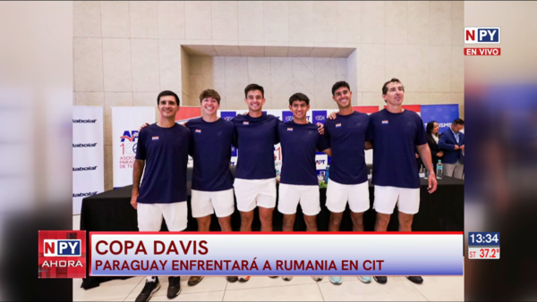 Paraguay inicia la serie de play-off de la Copa Davis ante Rumania