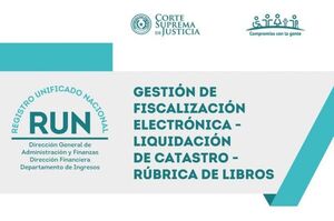 Habilitan el sistema de trámites de rúbrica de libros del RUN