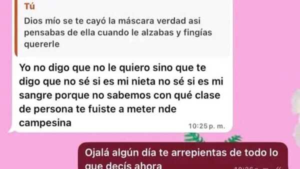 Suegra echó a la calle a su nuera y su nietita tras la muerte de su hijo