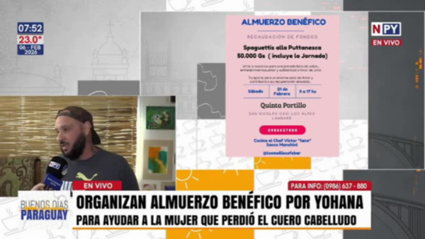 Organizan jornada benéfica para ayudar a mujer que perdió su cuero cabelludo en accidente