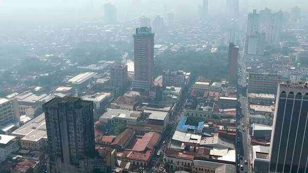 Alerta en Asunción: la calidad del aire alcanza niveles insalubres por incendios regionales - Nacionales - ABC Color