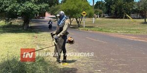 MUNICIPALIDAD DE CAMBYRETÁ REALIZA TRABAJOS DE LIMPIEZA EN ARROYO PORÃ