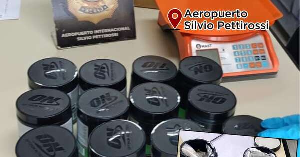 Diario HOY | Detectan marihuana premium en frascos de creatina en el aeropuerto