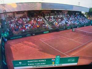 Primer punto del match Rumania vs. Paraguay - La Tribuna