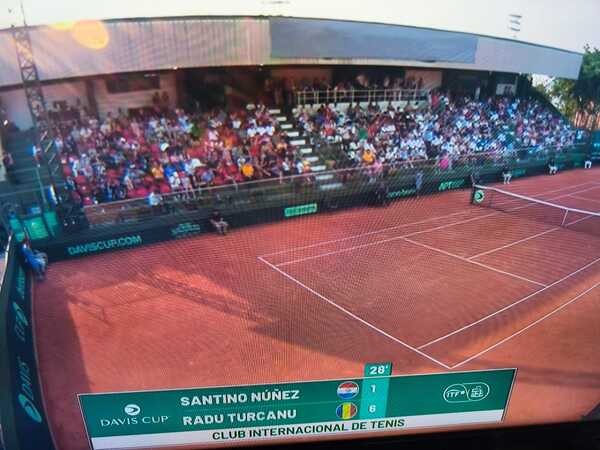 Primer punto del match Rumania vs. Paraguay - La Tribuna