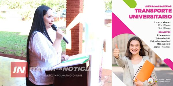  MUNICIPALIDAD DE LA PAZ BRINDA APOYO A ESTUDIANTES UNIVERSITARIOS