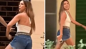 Popular / Detenida y liberada horas después la argentina que hizo gesto de mono en Brasil: "Estoy desesperada"