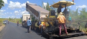 Más del 50% de avance en los trabajos de mejoramiento del tramo Yby Pytá – Ybyrarobana - ADN Digital