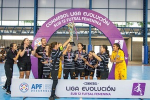 Olimpia Formativas es el ganador de la Liga Evolución Sub 12 de Futsal Femenino