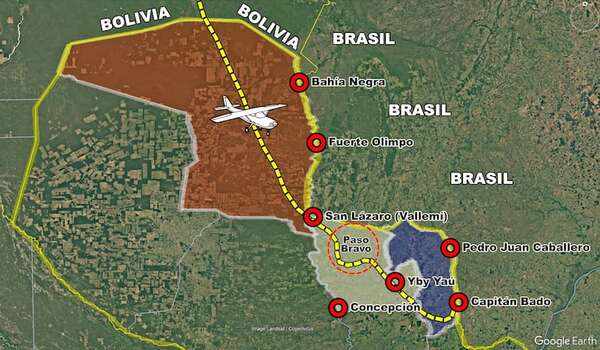 Badeños aseguran que narcoavioneta perseguida por la Fuerza Aérea sí descargó cocaína  - Policiales - ABC Color