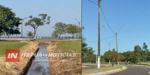 CARMEN DEL PARANÁ FORTALECE EL MANTENIMIENTO DE ESPACIOS VERDES