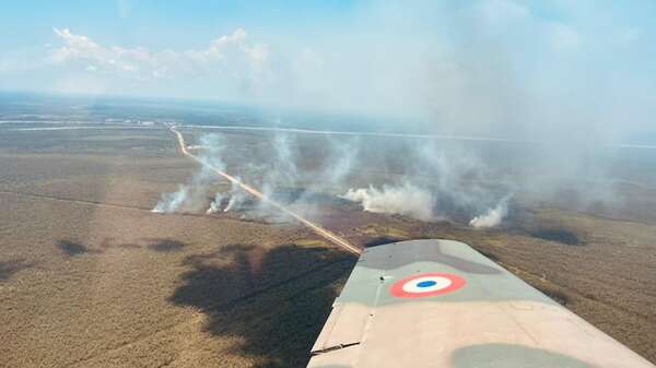 Video: militares combaten incendio en estancia de Concepción  - Nacionales - ABC Color