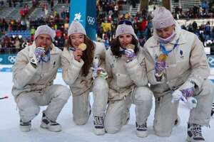 Milano-Cortina 2026: Francia, campeona del relevo mixto de biatlón - Polideportivo - ABC Color