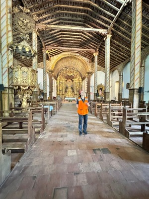 Avanza restauración del histórico templo de Yaguarón