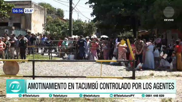 Controlan conato de motín en Tacumbú
