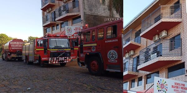 INCENDIO PROVOCÓ IMPORTANTES DAÑOS EN DEPARTAMENTO DE ENCARNACIÓN 