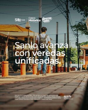 "Sanlo avanza con veredas unificadas", destaca Municipalidad - San Lorenzo Hoy