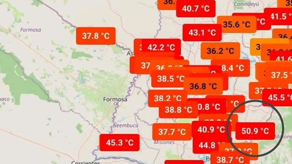 En Edelira se registró sensación de 50.9° C