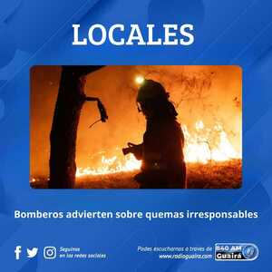 BOMBEROS LLAMAN A LA CONCIENCIA CIUDADANA  ANTE RIESGO EXTREMO DE INCENDIOS