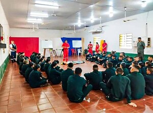 Fundación Tesãi y CIPA Hospitalar con entrenamiento a cimeforistas de la Tercera División de Infantería | DIARIO PRIMERA PLANA