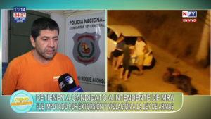 Detienen candidato a intendente de Mariano R. Alonso imputado por extorsión y violación de la ley de armas