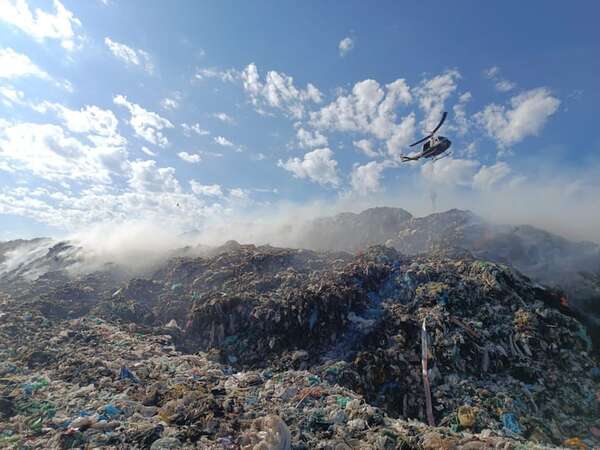 AUDIO: Reportan otro incendio: contingente militar camino a vertedero para sofocar el fuego     - A La Gran 7-30 - ABC Color