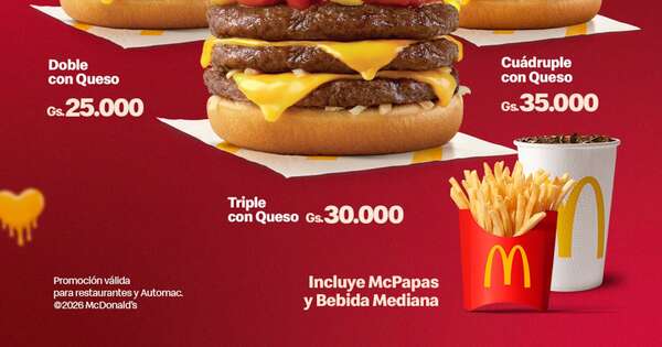 La Nación / McDonald’s presenta Cheese Lovers, una propuesta especial por la Semana de los Enamorados