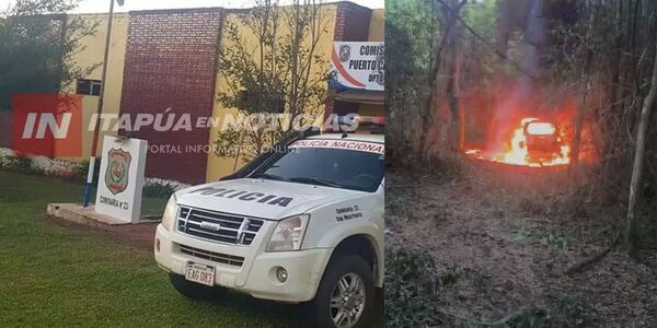 HOMBRE INCENDIÓ EL AUTOMÓVIL DE SU PAREJA TRAS UNA DISCUSIÓN