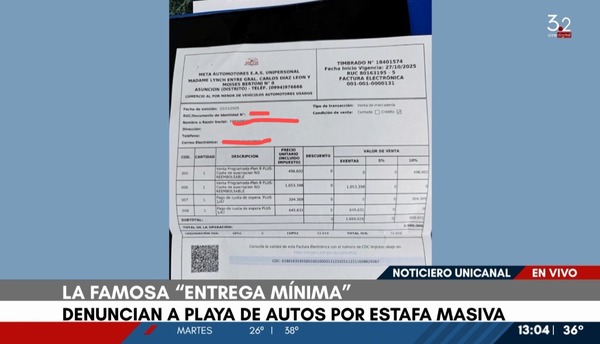 Denuncian a playa de autos por estafa masiva bajo la modalidad “entrega mínima” | Unicanal