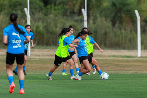 Preparadas para el juego ante Venezuela