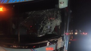 Motociclista muere tras chocar contra un ómnibus en la ruta PY05