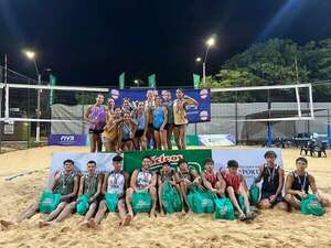 Vóleibol playa: Exitosos Sub 18 y 21 - Polideportivo - ABC Color