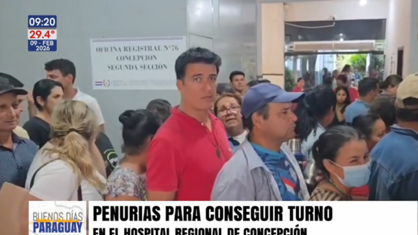 Denuncian penurias para conseguir un turno en el Hospital Regional de Concepción