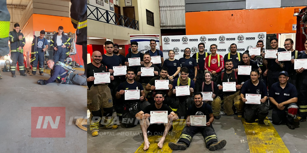 BOMBEROS SE FORTALECEN CON ENTRENAMIENTO INTERNACIONAL EN RESCATE
