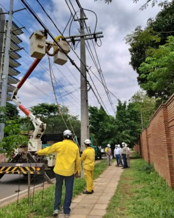 Trabajos programados de la ANDE afectarán a barrios Ñú Porá y Miraflores este martes 10 » San Lorenzo PY