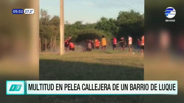 Violenta riña en Luque tras torneo de fútbol