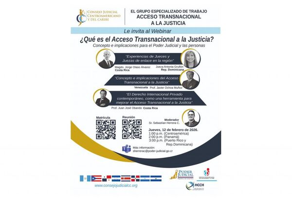 Realizarán conferencia internacional sobre Acceso Transnacional a la Justicia