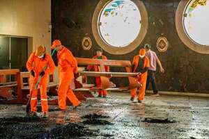 Realizan limpieza de la Catedral y se conforma comité para reconstrucción  - ABC en el Este - ABC Color