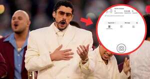 La Nación / Viral: qué pasó con el Instagram de Bad Bunny, tras el Super Bowl