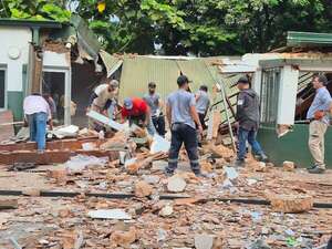Así fue el asalto y explosión de una empresa agroindustrial en Coronel Bogado - Policiales - ABC Color