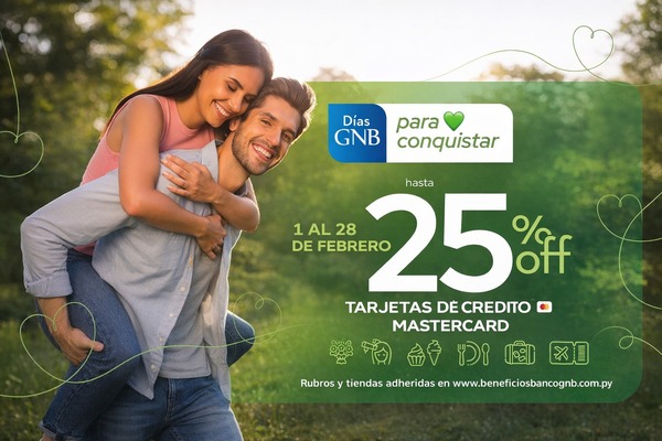 Mes de los Enamorados: Banco GNB ofrece descuentos de hasta 25%