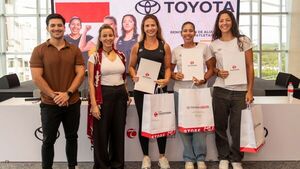 Toyota renueva su alianza con atletas paraguayas de alto rendimiento
